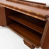 Walnut buffet, Art Deco chest of drawers.