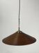 Pencil Split Reed, Rattan, Bamboo & Brass hanging Pendant Lamp, 1970s