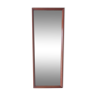 Miroir scandinave en teck , forme trapézoïdale