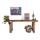 Ancien établi de menuisier – Console en bois massif