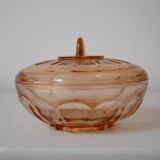 Pink glass box sugar type