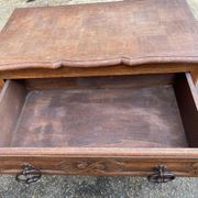 Vintage Louis XV style commode in 19th-century wood.