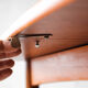 Scandinavian dining table extendable teak - 1960