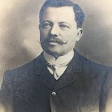 Antique, Old photography, Portrait Man, bourgeoisie, early twentieth, black and white, France