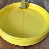 Vintage folding lamp (GEI brand), yellow colour, 70s table lamp