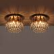 Set of two J.T. Kalmar Murano Raindrop hanging lamps, 1970 Austria