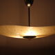 1960s Pendant Light Glass/Chrome, Czechoslovakia