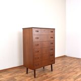 Mid-Century Danish Teak Chest of Drawers, 1960s.