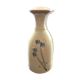 Carafe en grès décor floral