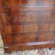 Secretaire louis philippe en acajou plateau marbre du xix ème siecle