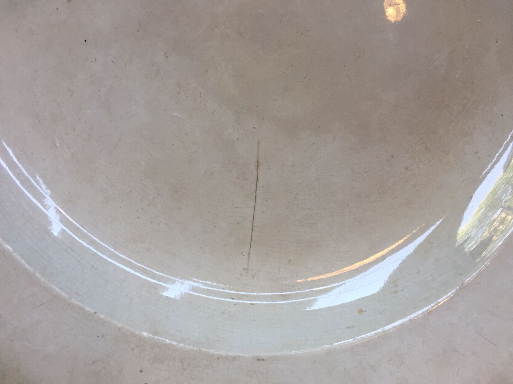 Large dish Digoin Sarreguemines