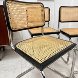 Lot de 4 chaises B32 noires