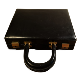 Black leather case