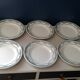 6 semi-hollow plates. Wolf mill . Model provence