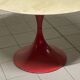 Table à manger en forme de sablier avec base en métal et plateau en marbre, 1960-70