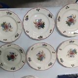 6 dessert plates 20.5 cm Agreste Sarreguemines