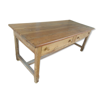 18th century solid oak farm table