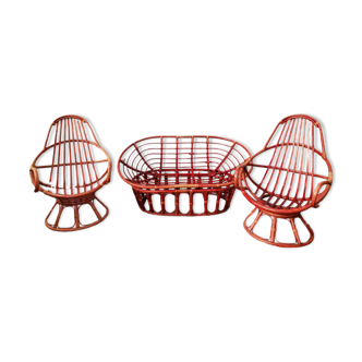 Rattan garden furniture