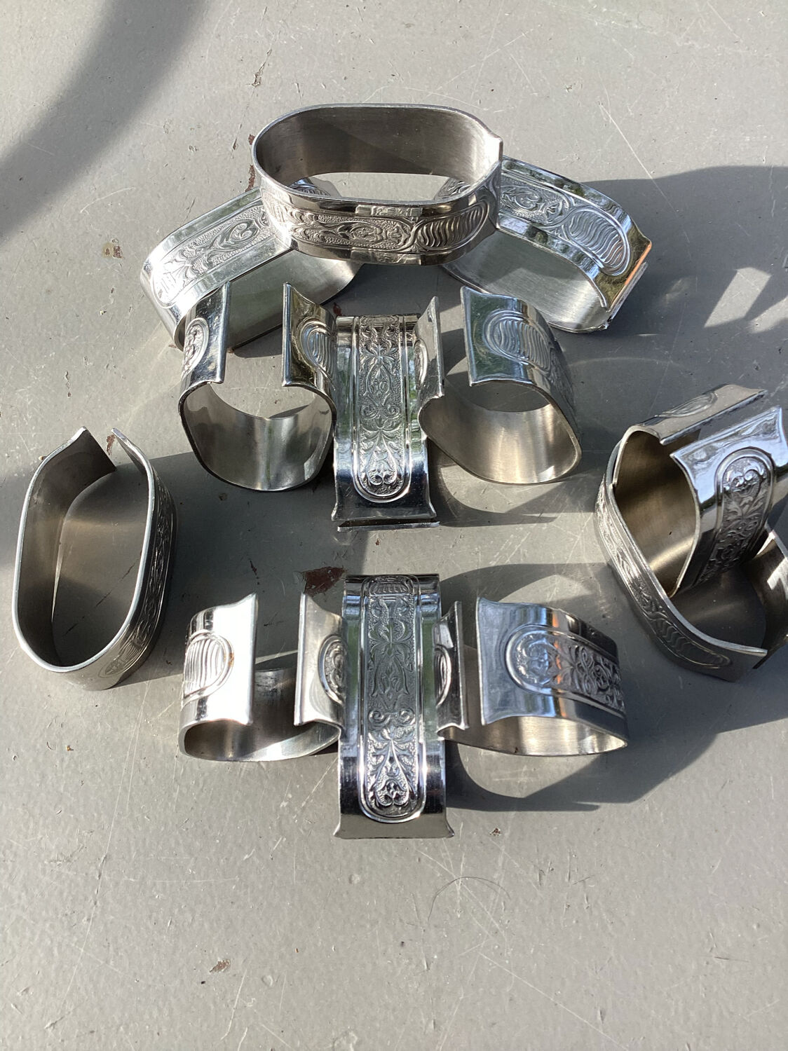 12 napkin rings