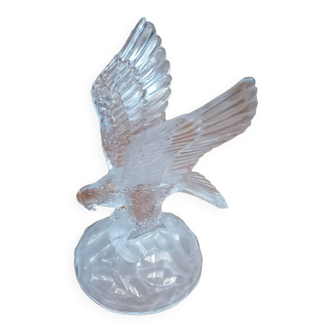 Vintage royal eagle in Arques crystal figurine sculpture paperweight like new