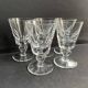 2899 – 5 Saint Louis wine glasses Jersey service In strong cut crystal