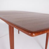 Scandinavian style teak extension table