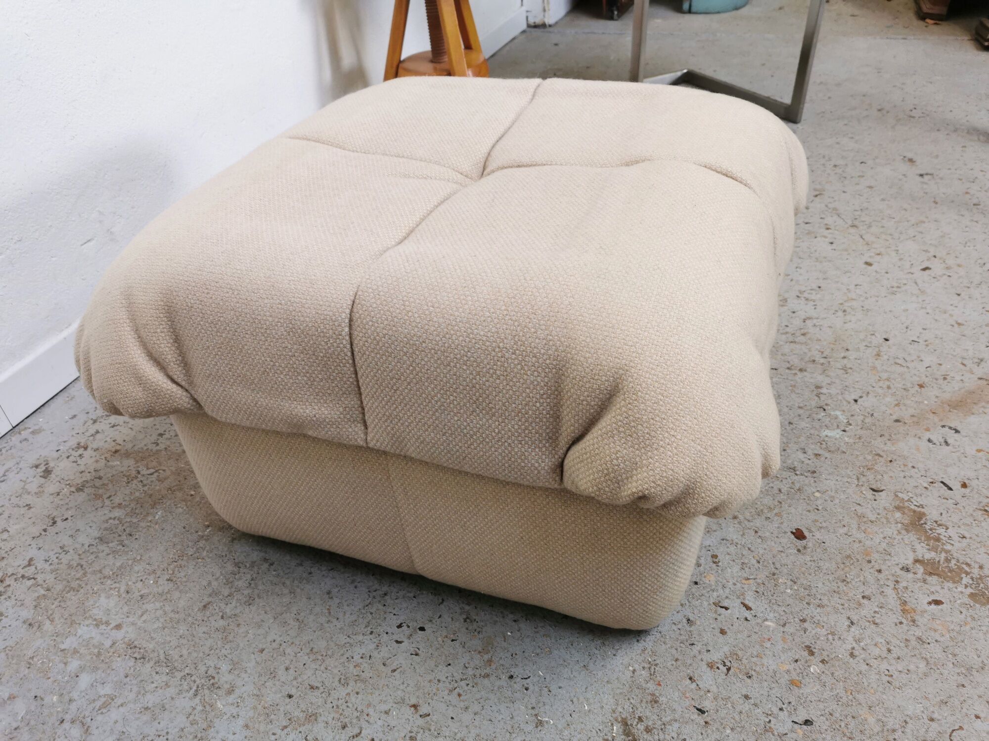 Pouf Gao by Jean Paul Laloy for Cinna vintage design 1970