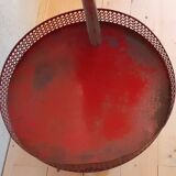 Grocery store display 1950 1960 Paris France perforated sheet metal rigitulle