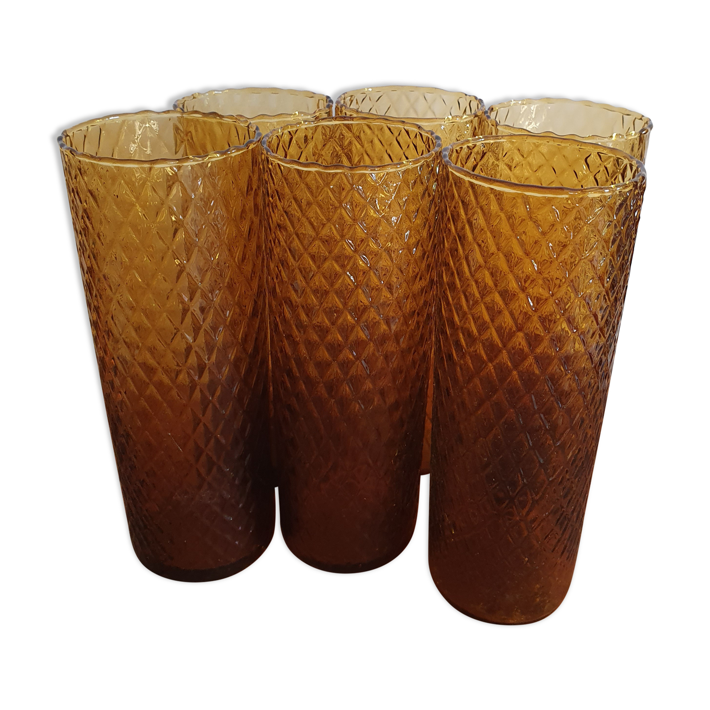 Set of 6 textured lenses
