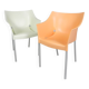 Set of 2 Dr NO chairs by Starck for Kartell, 1990s