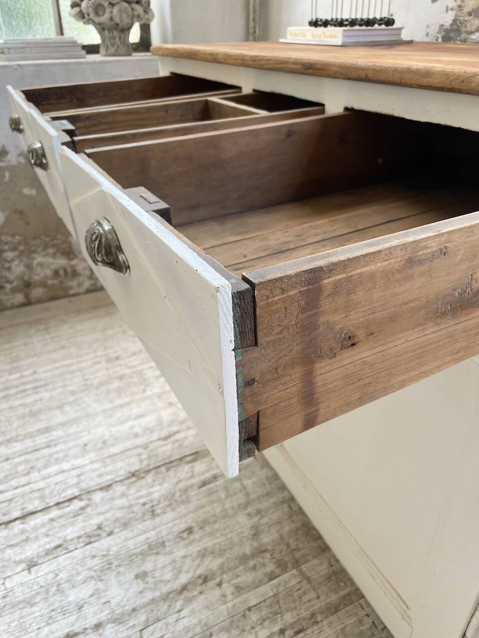 White patina sideboard craft furniture