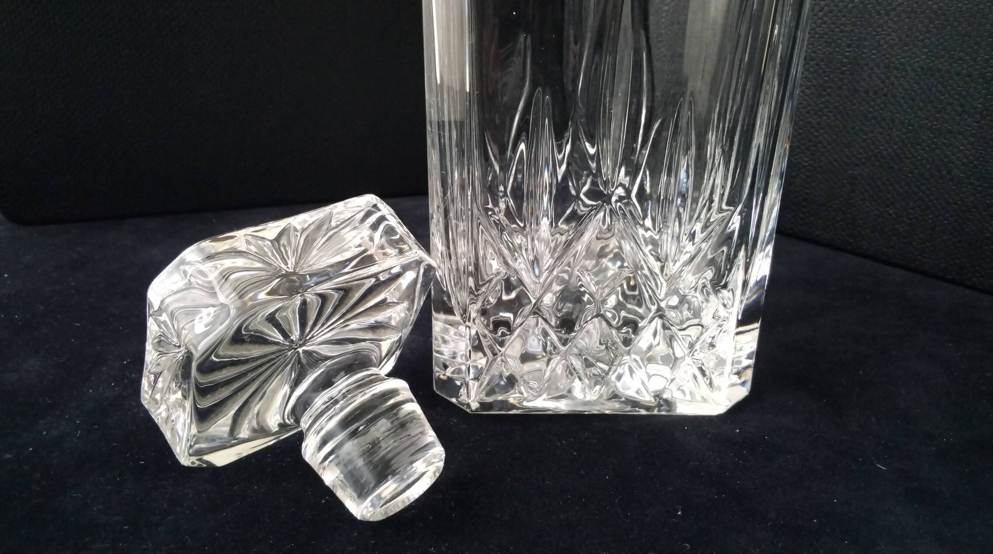 Crystal whisky carafe RCR