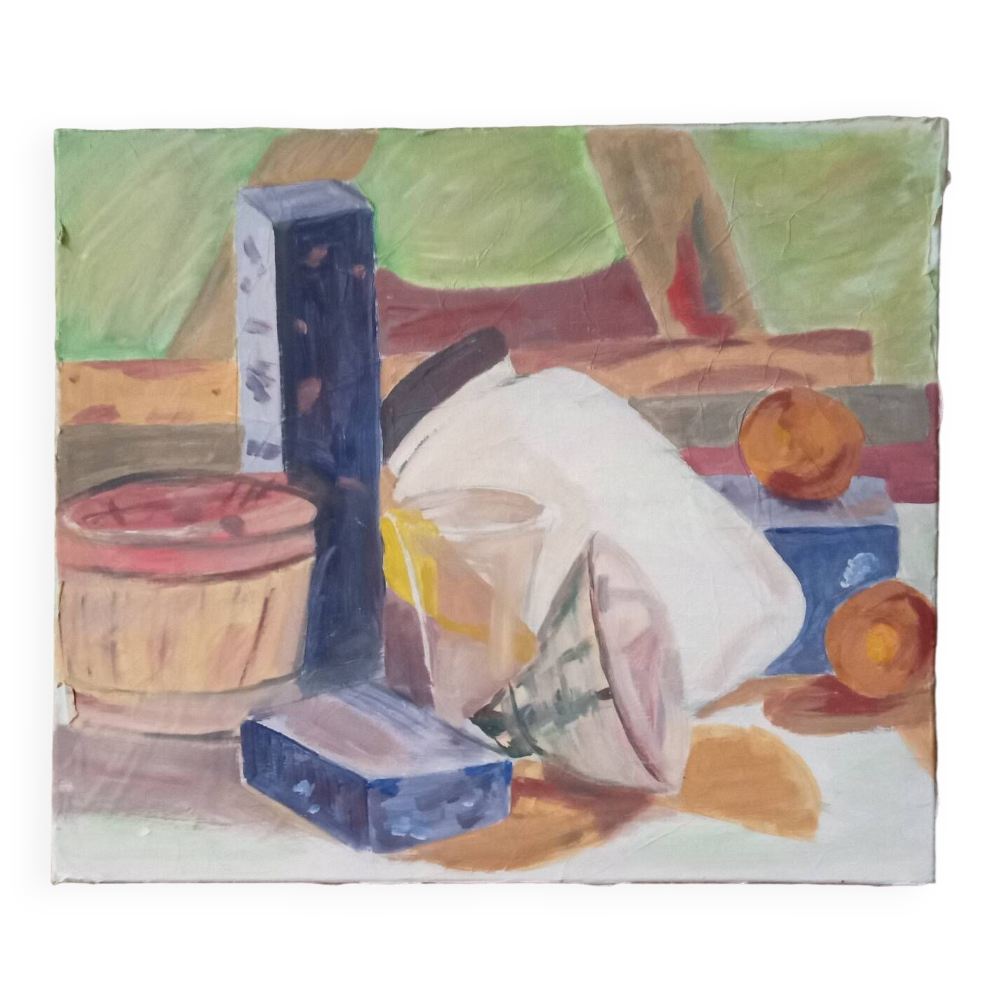 Still life on canvas 60×70 cm
