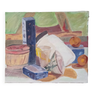 Still life on canvas 60×70 cm