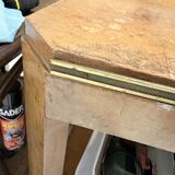 Table en bois de loupe