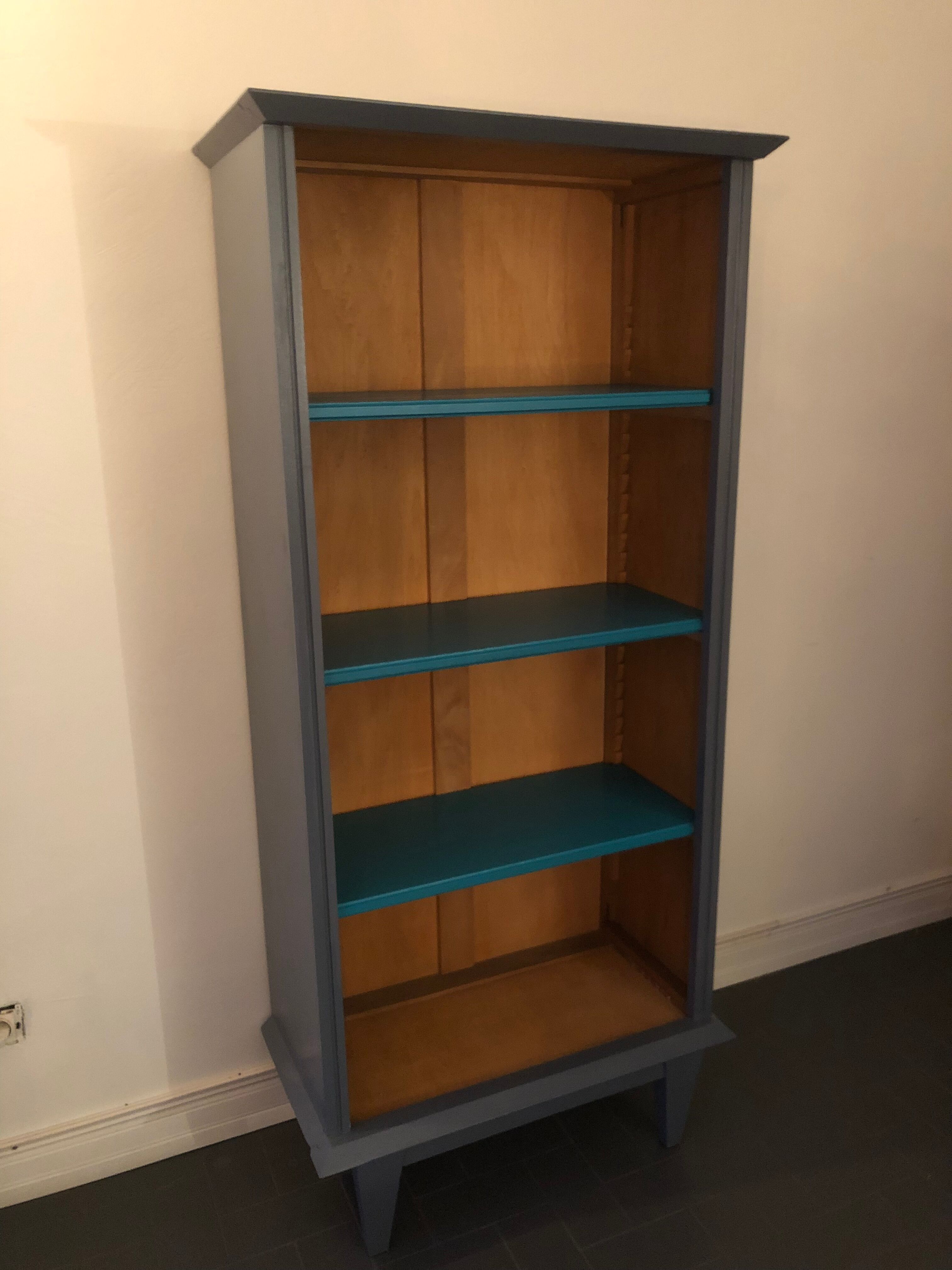 Bibliothèque vaisselier vintage