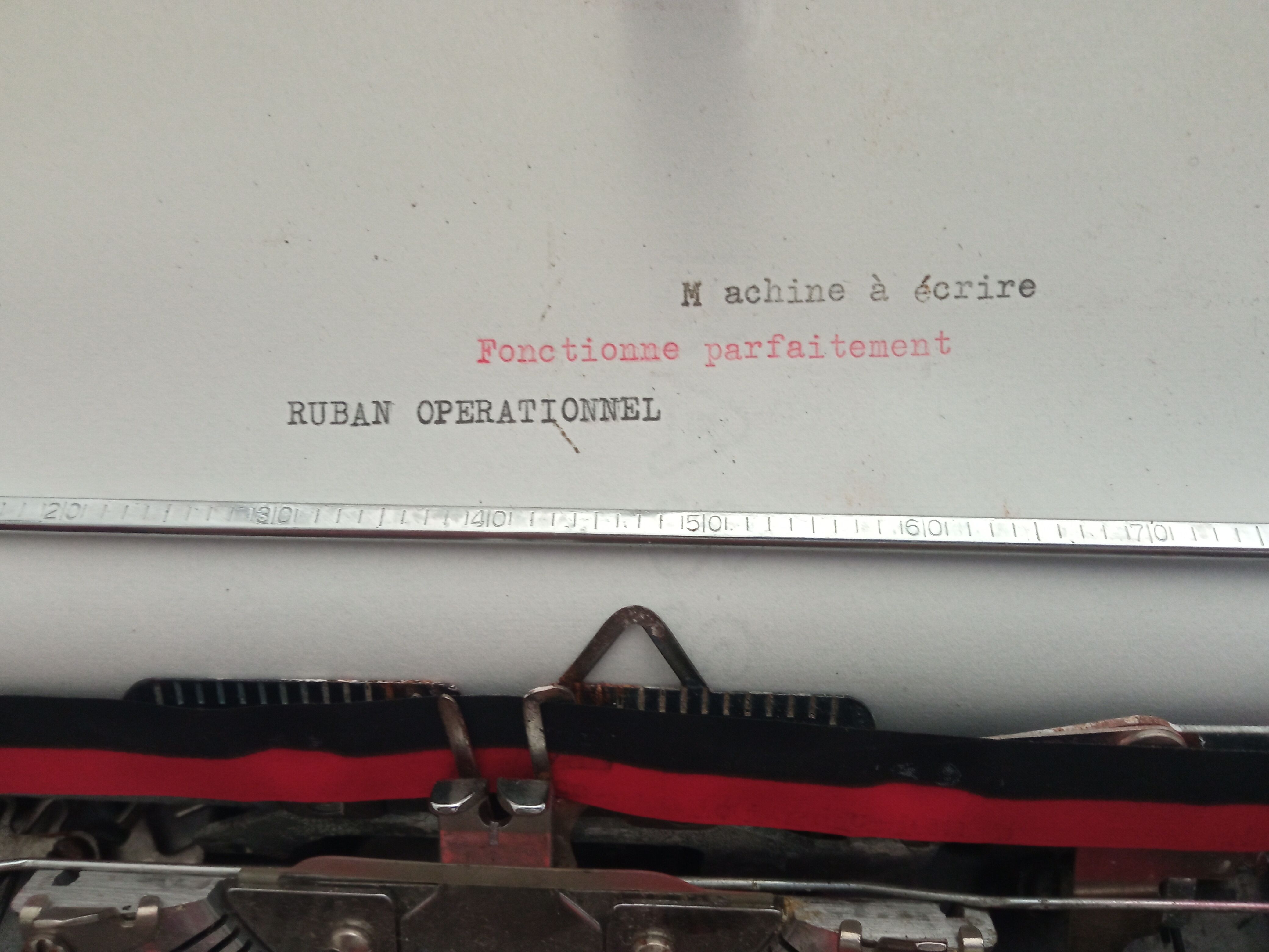 Typewriter Bright Orange Brand Galfa Selency