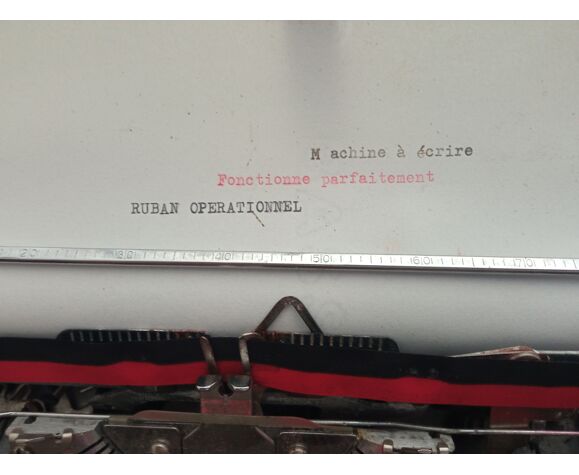 Typewriter Bright Orange Brand Galfa Selency Typewriter Bright Orange Brand Galfa Selency