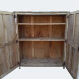 Two-door shabby cabinet