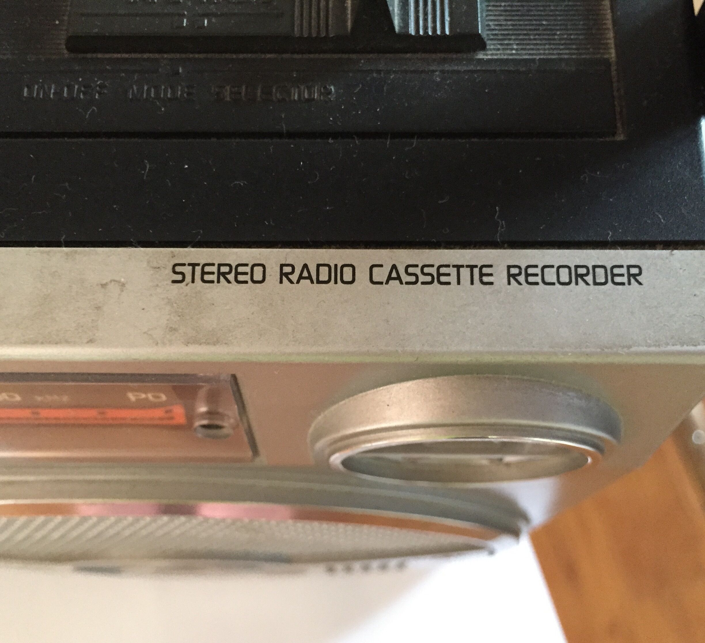 Radio cassette k7 recorder