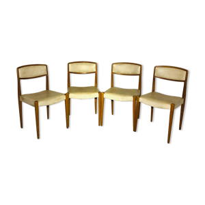 suite de 4 chaises vintage style italien