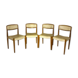 Suite of 4 vintage Italian style chairs