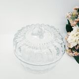 Vintage cut glass sugar bowl from the 50s