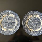 8 English ironstone plates
