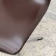 Space Age Swivel Chair Chocolate Brown Skai