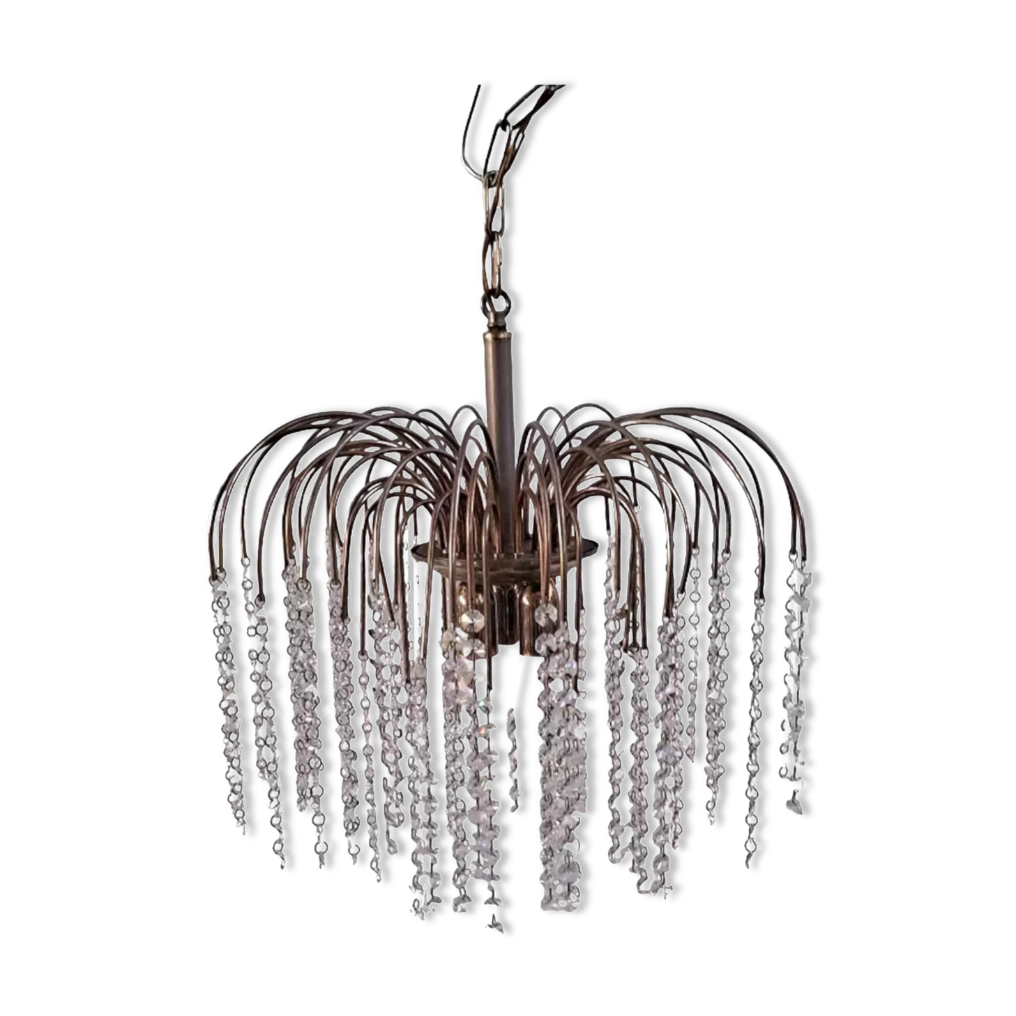 Vintage Italian Waterfall Chandelier