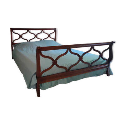 lit double en acajou style Directoire
