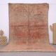 Peach Vintage Moroccan Rug 203 x 331 cm, Berber Shag Rug, Handmade Boho Rug