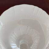 White iron clay soup tureen Moulin des Loups & Hamage Nord