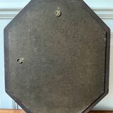Octagonal wooden mirror
